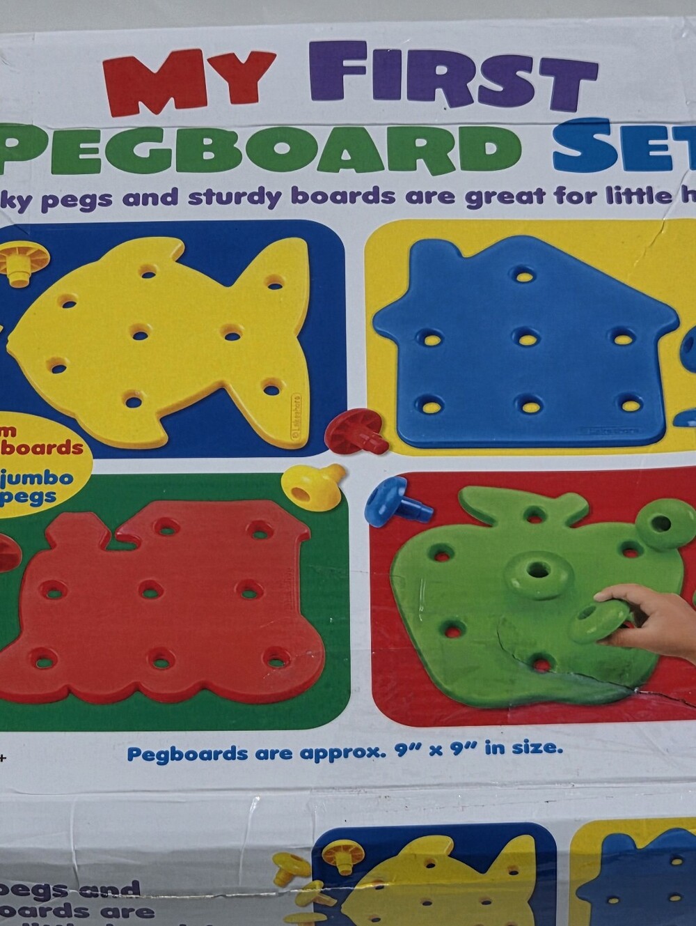 Lakeshore Learning My First Pegboard Set DD645 Complete Preowned Toddler Toy